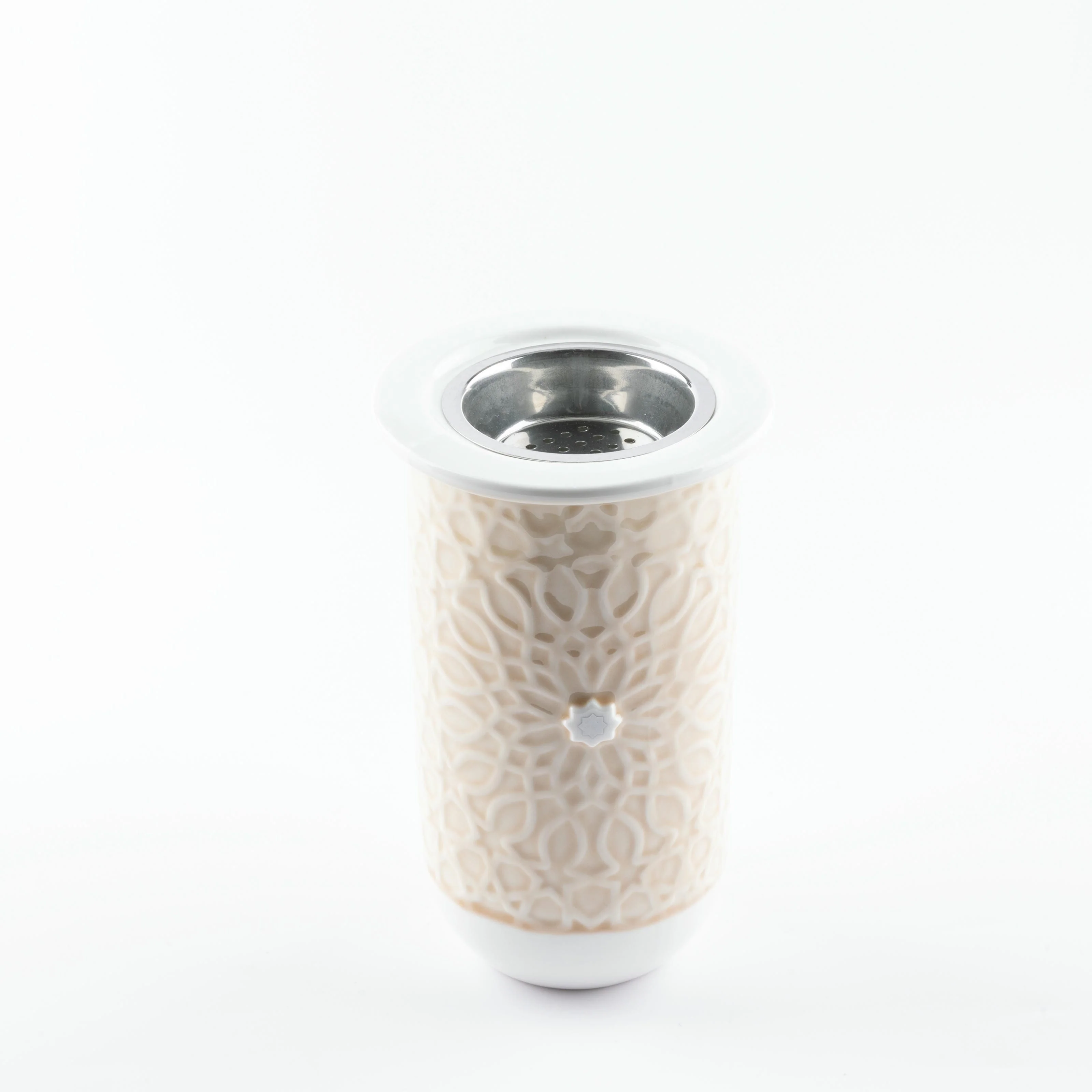 Asala - Incense Burner - Beige & Silver - Image 3