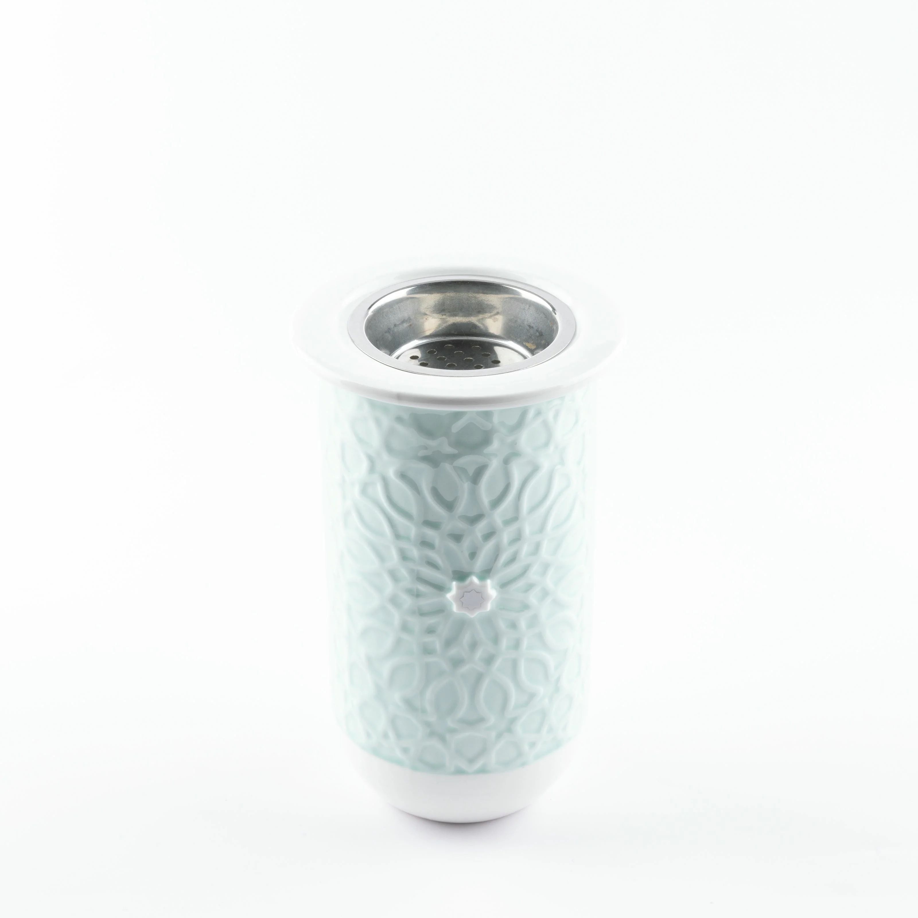Asala - Incense Burner - Teal & Silver - Image 3