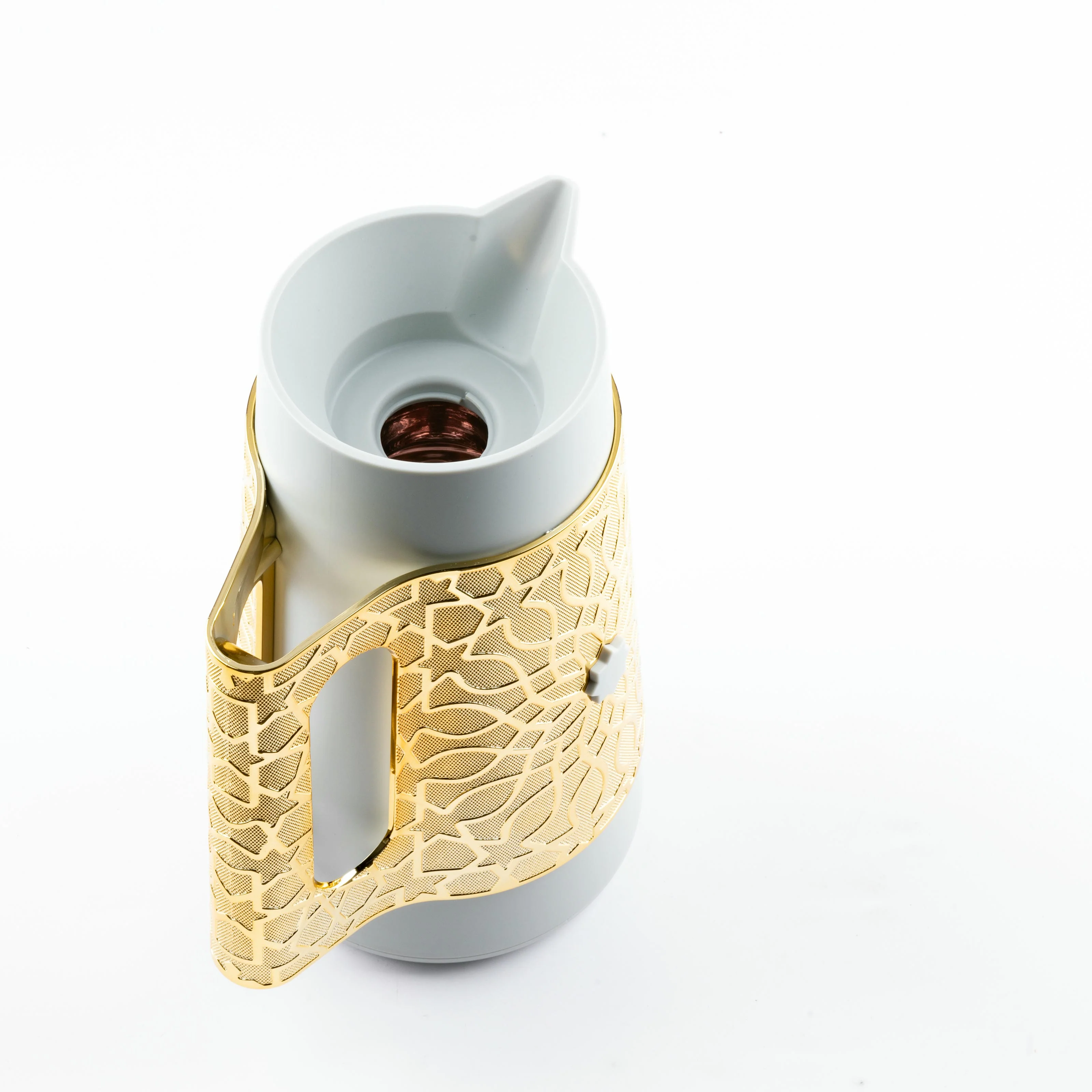 Asala - Vacuum Flask / Thermos - Grey & Gold - Image 4