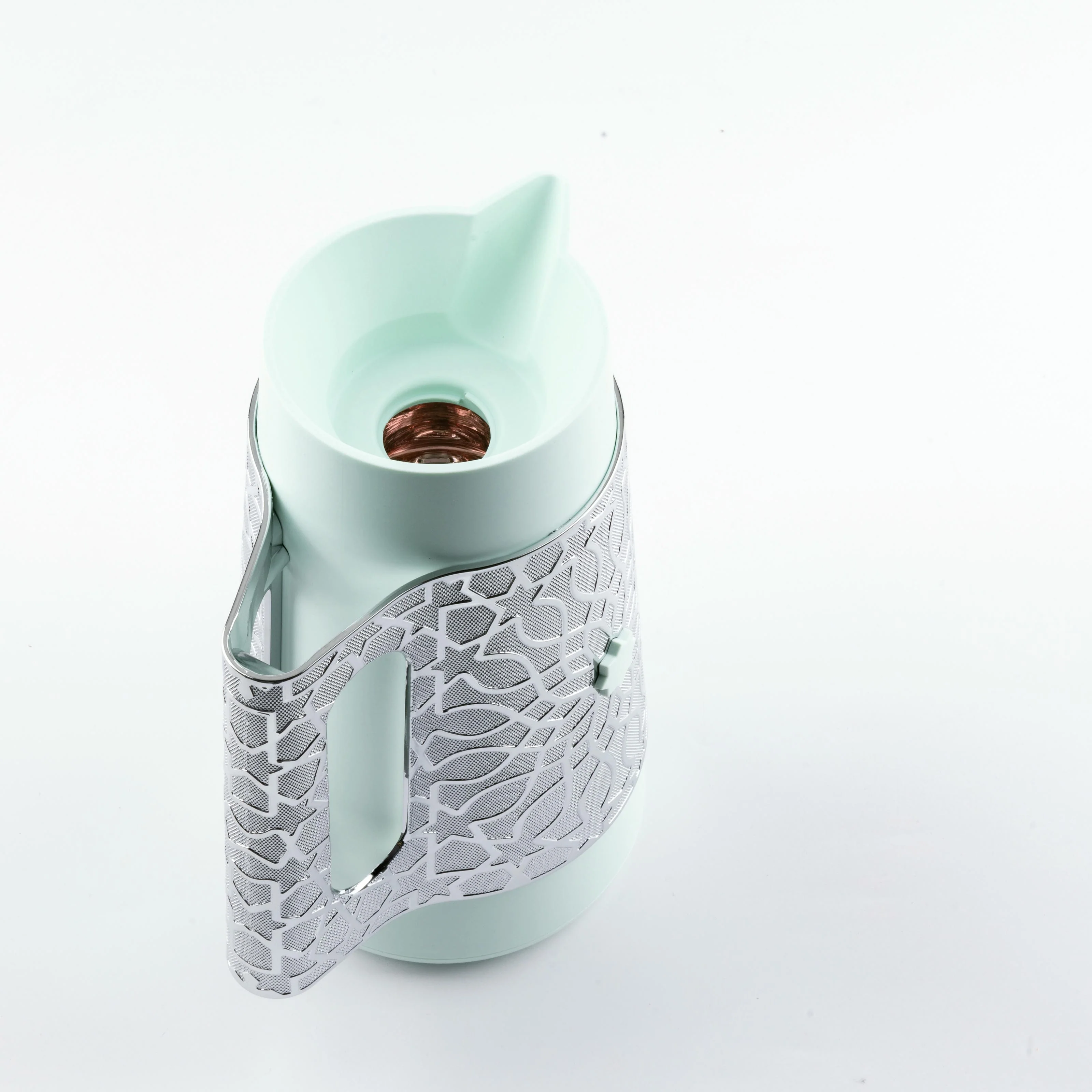 Asala - Vacuum Flask / Thermos - Teal & Silver - Image 4