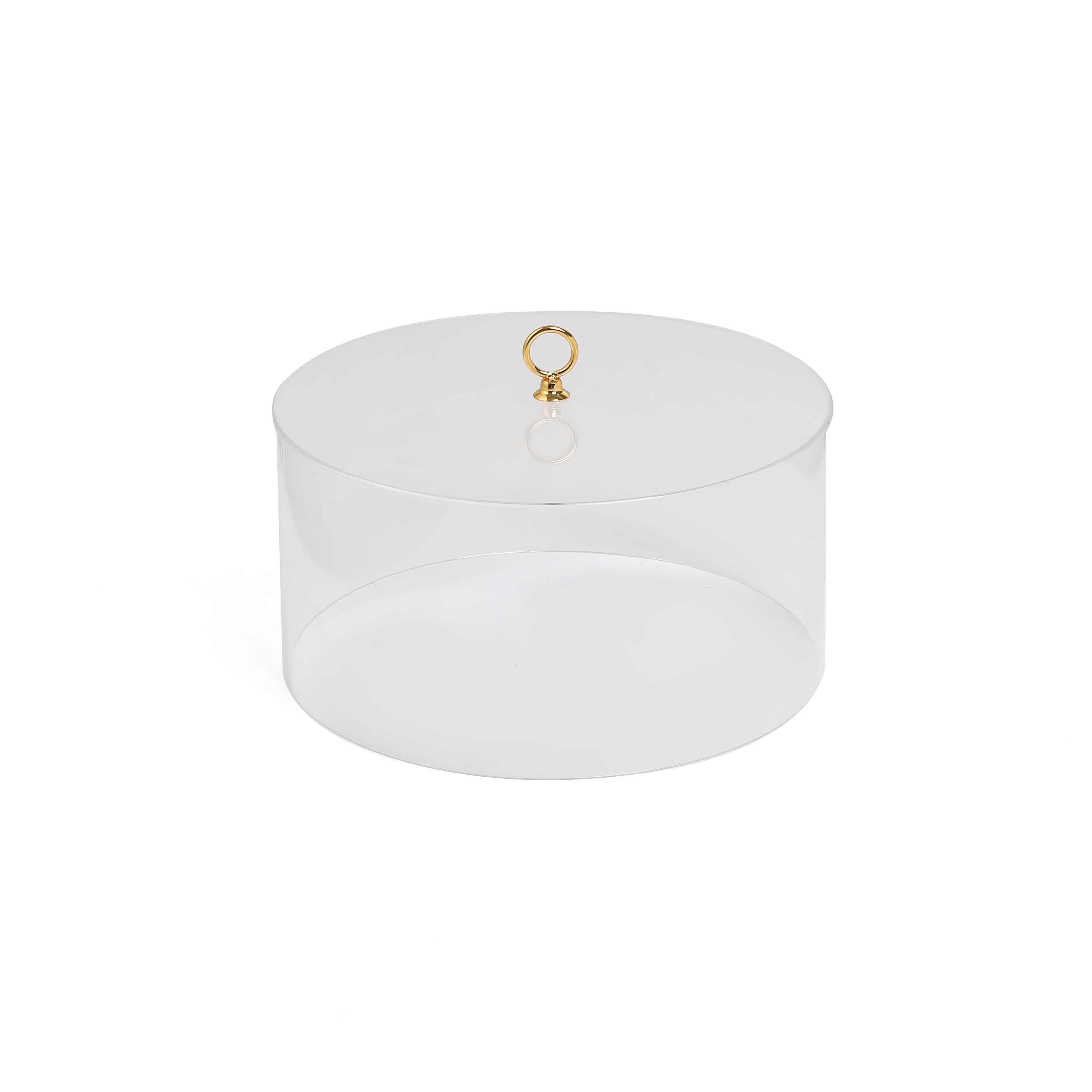 Jiwar - Large Sleek Plate Stand - Gold - Image 4