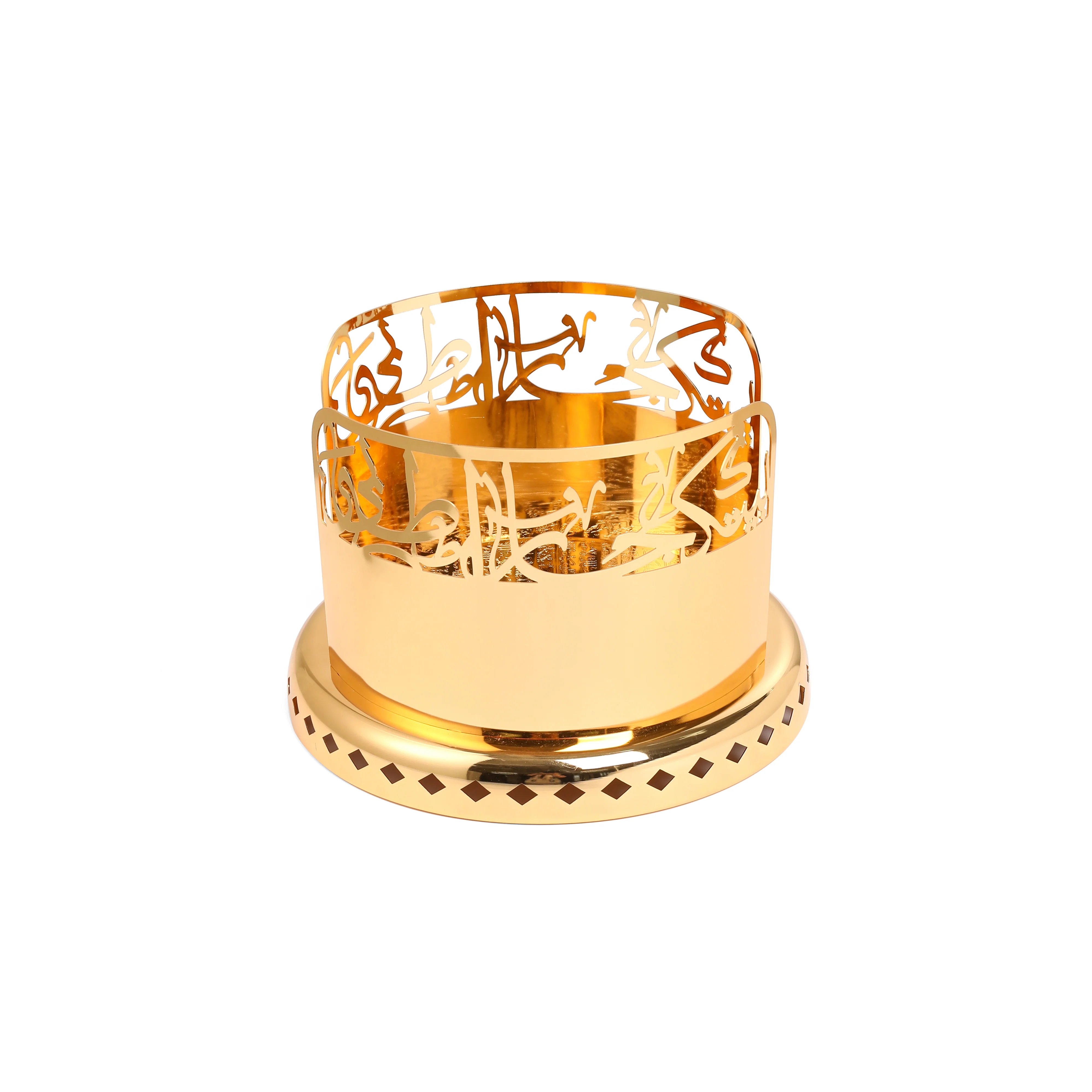 Jiwar - Small Sleek Plate Stand - Gold - Image 5