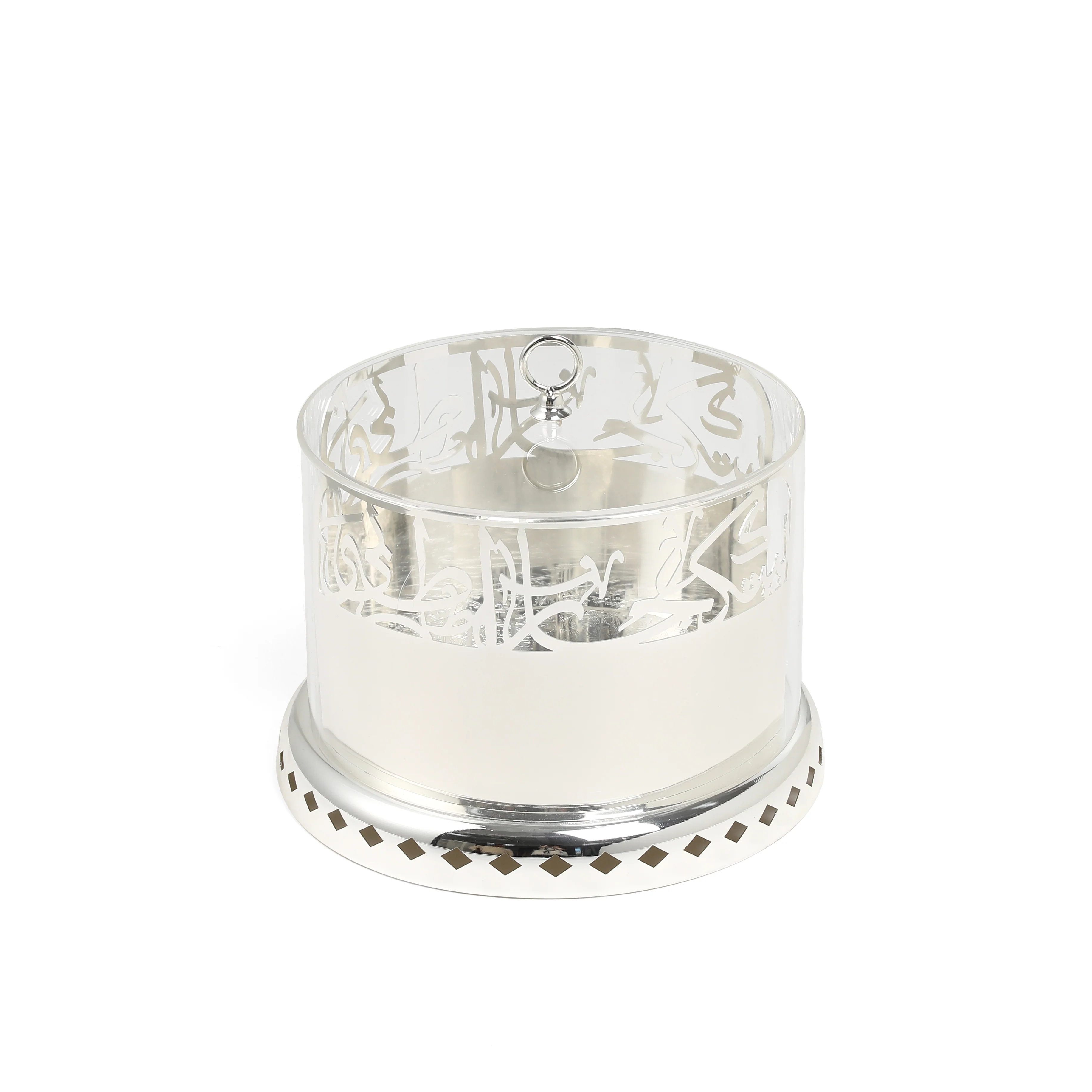 Jiwar - Small Sleek Plate Stand - Silver - Image 3