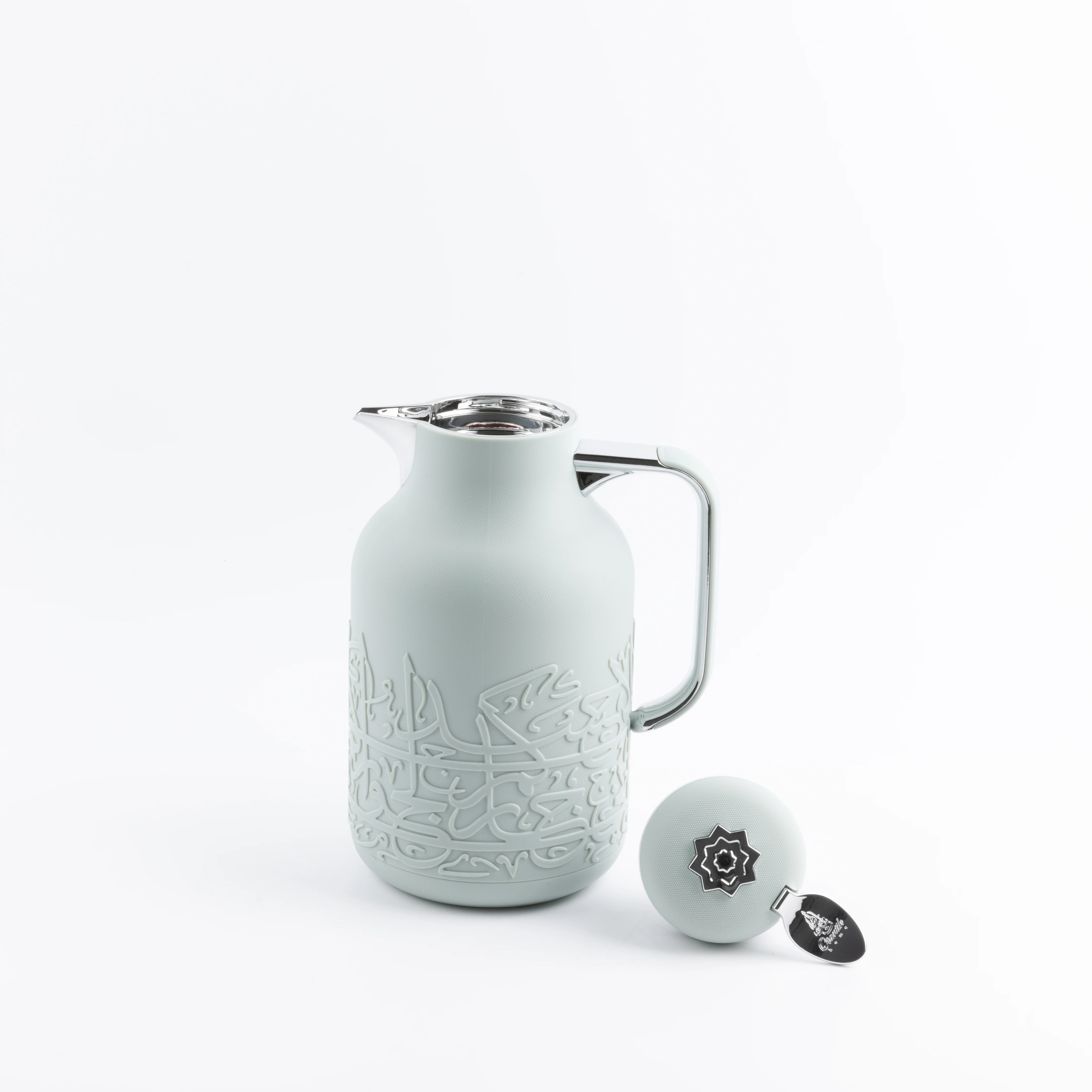 Jiwar - Vacuum Flask / Thermos - Mint Green & Silver - Image 4
