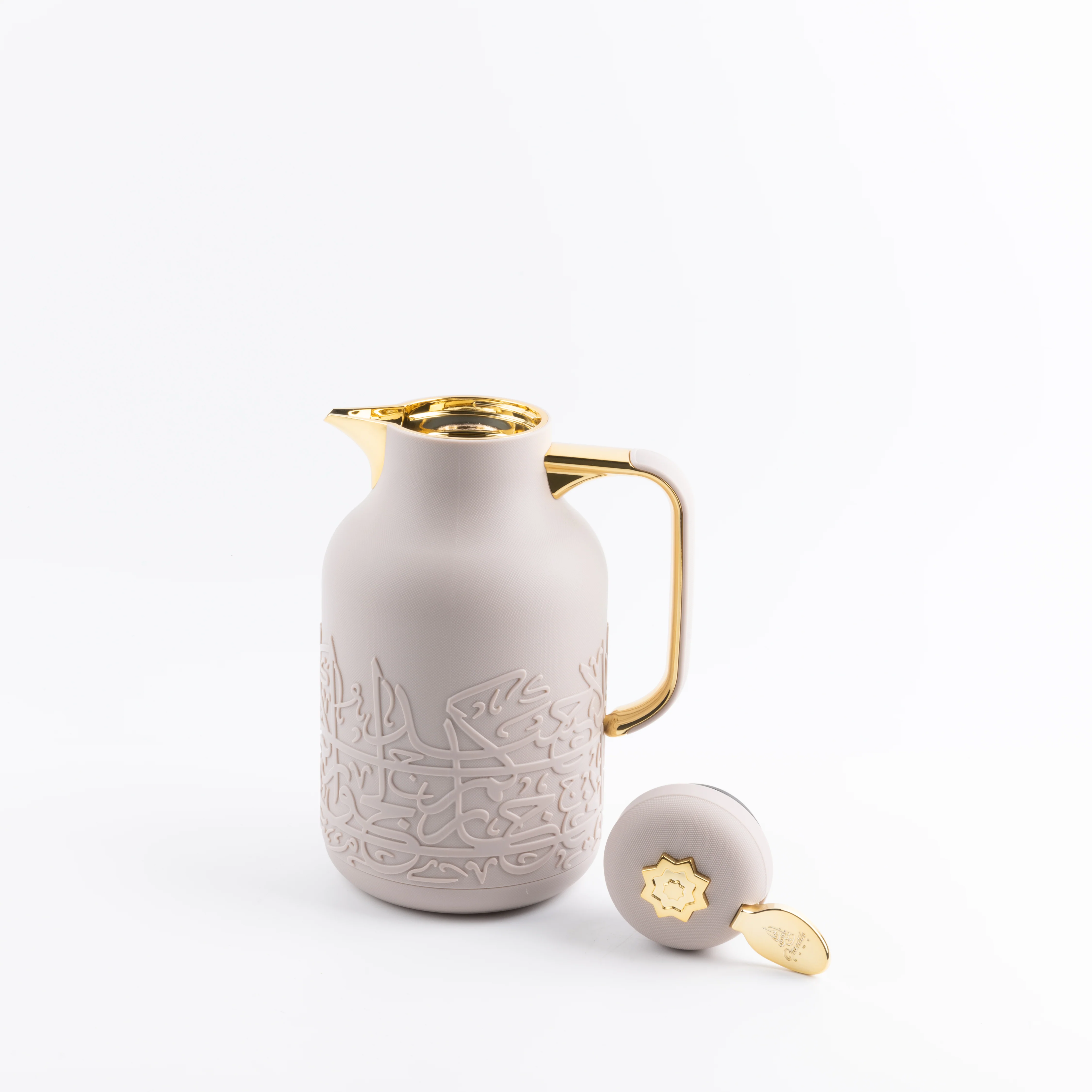 Jiwar - Vacuum Flask / Thermos - Lavender & Gold - Image 4
