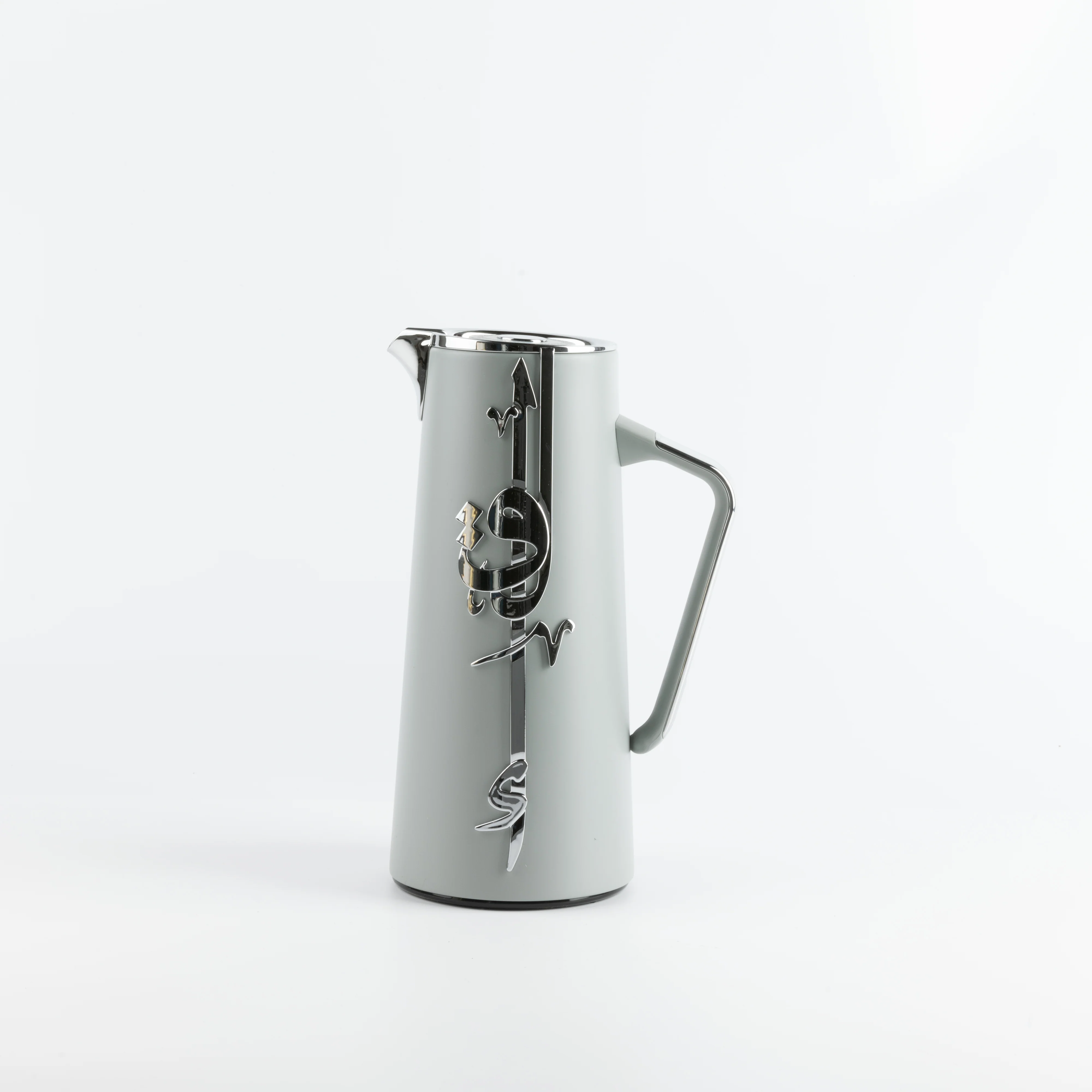 Liqa'a - Vacuum Flask / Thermos - Grey & Silver - Image 3