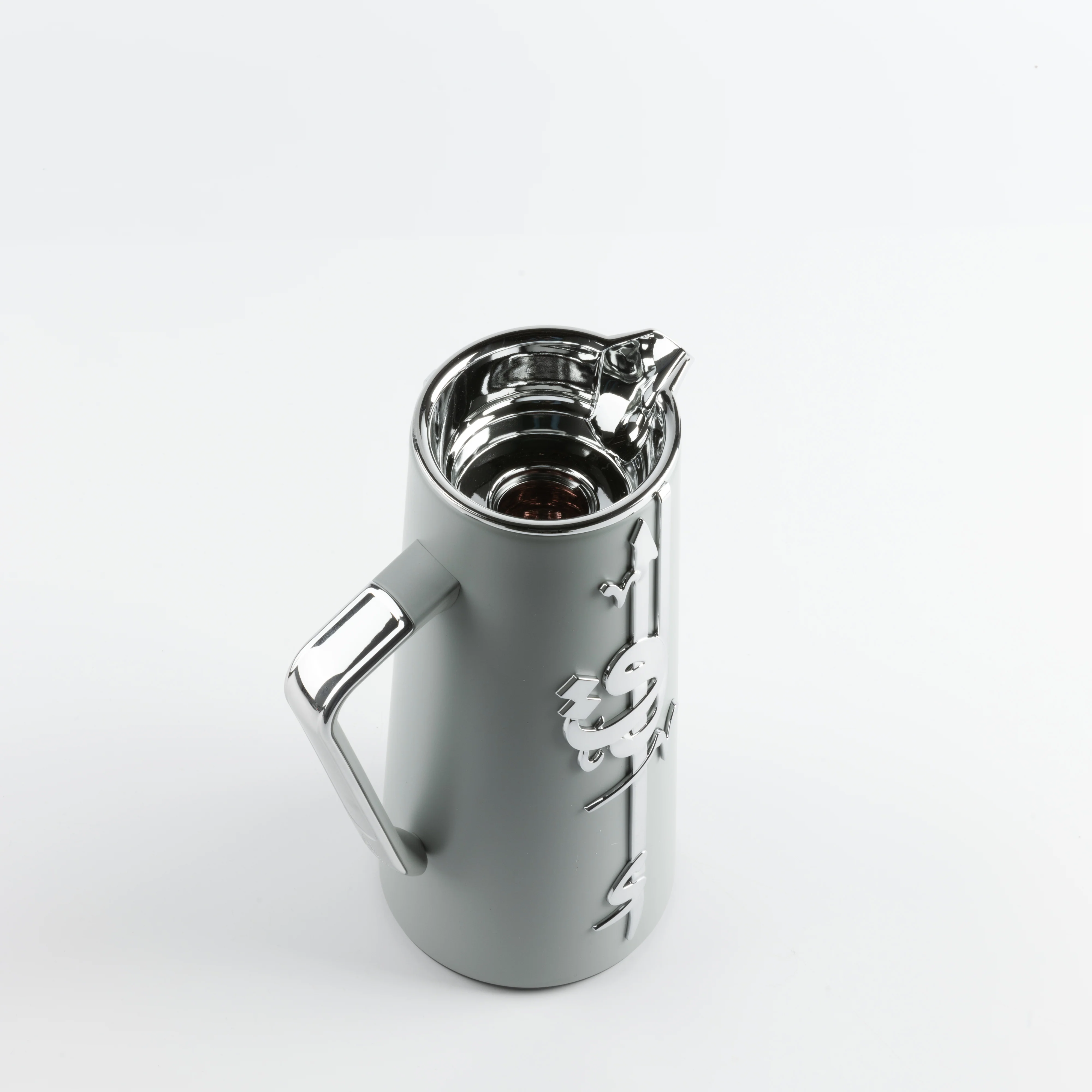 Liqa'a - Vacuum Flask / Thermos - Grey & Silver - Image 4