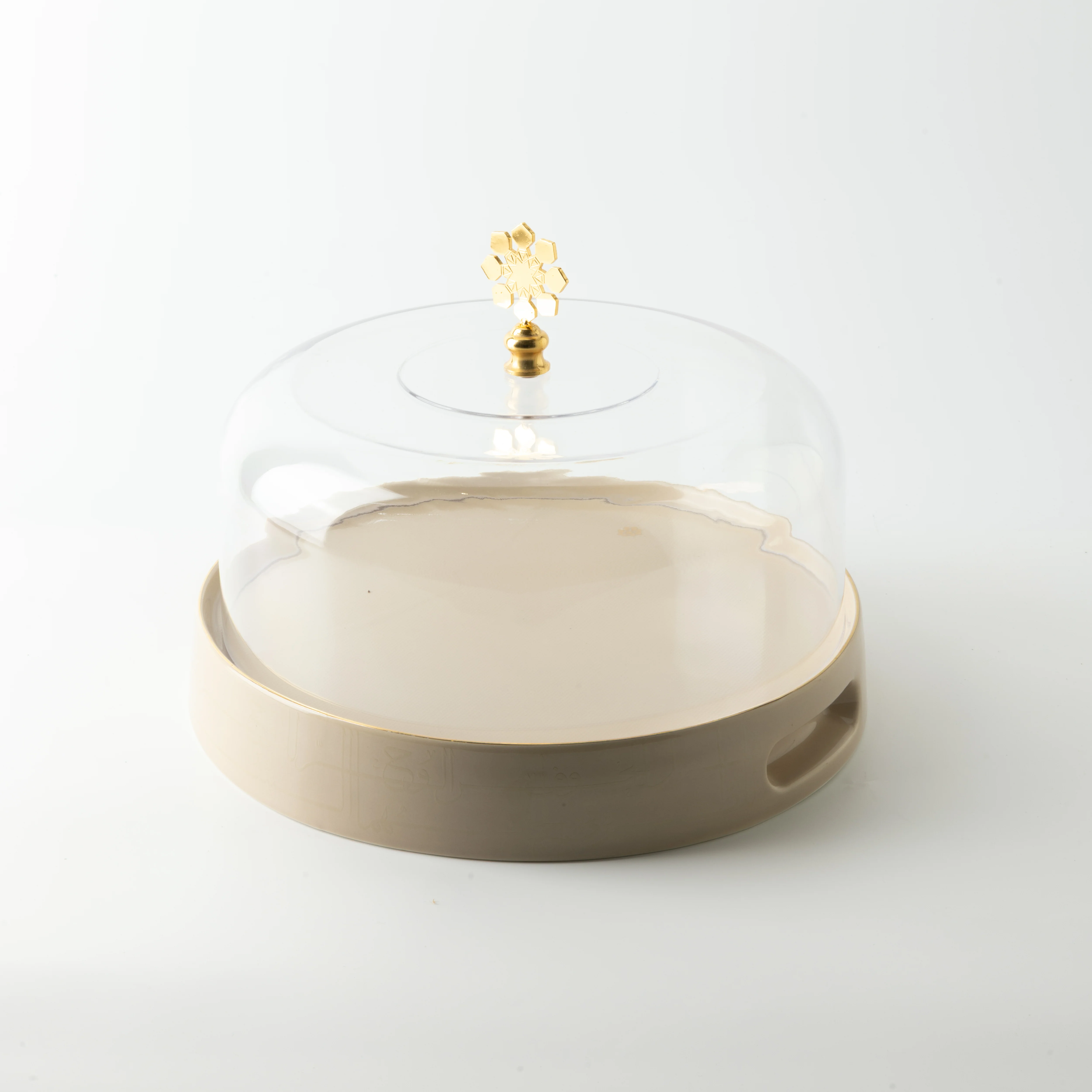 Mirral - Cake Set (9-Pc) - Beige & Gold - Image 6