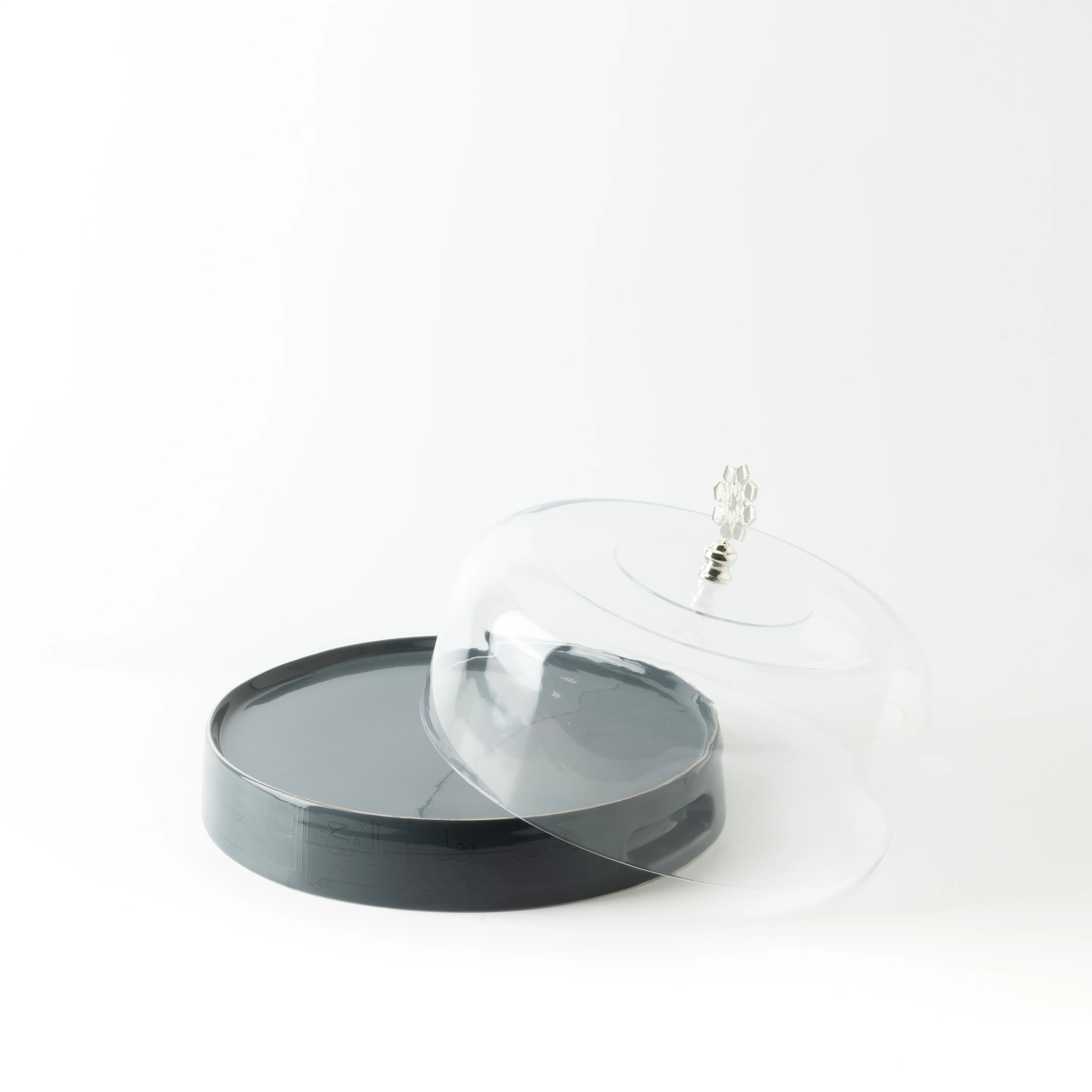 Mirral - Cake Set (9-Pc) - Dark Blue & Silver - Image 9