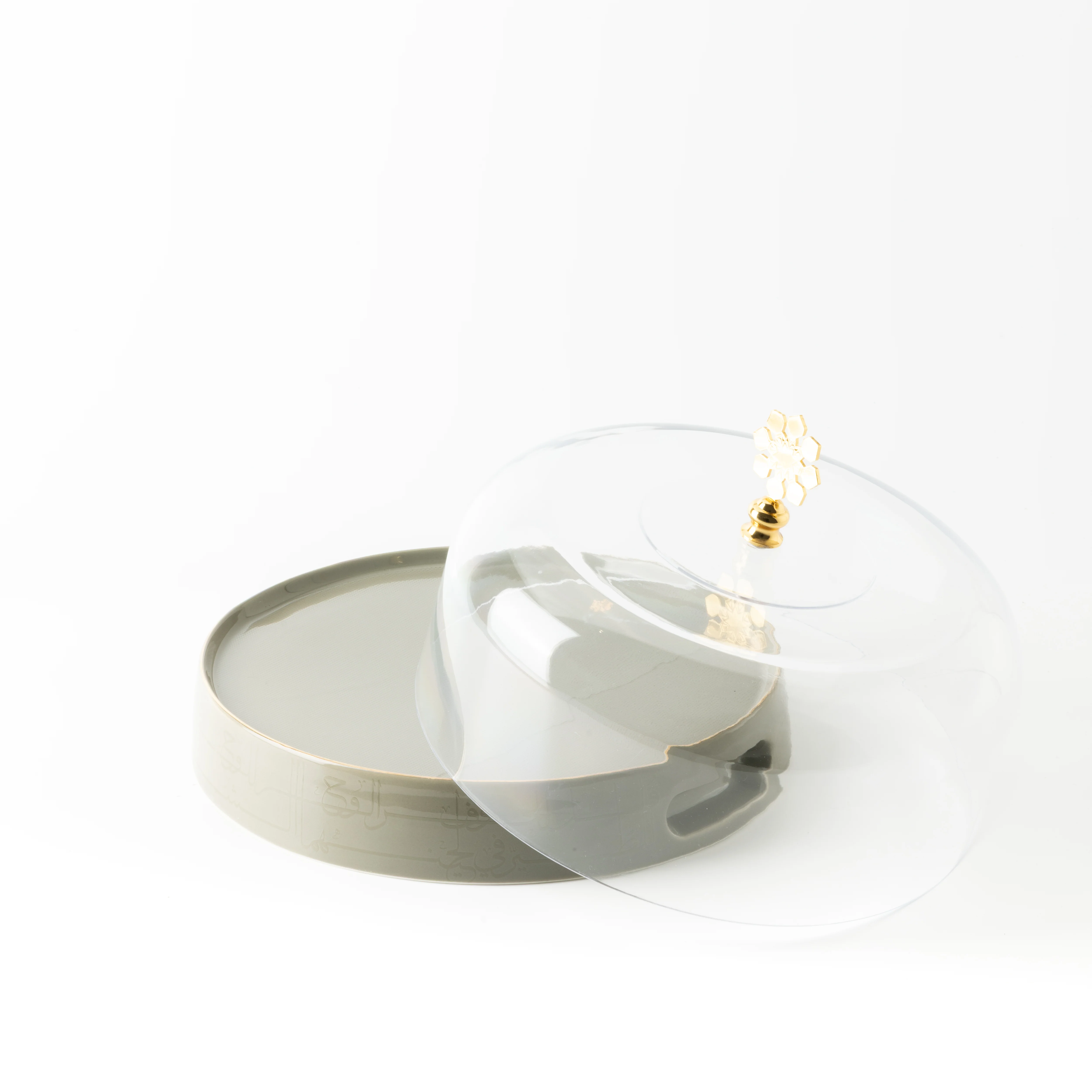 Mirral - Cake Set (9-Pc) - Grey & Gold - Image 5