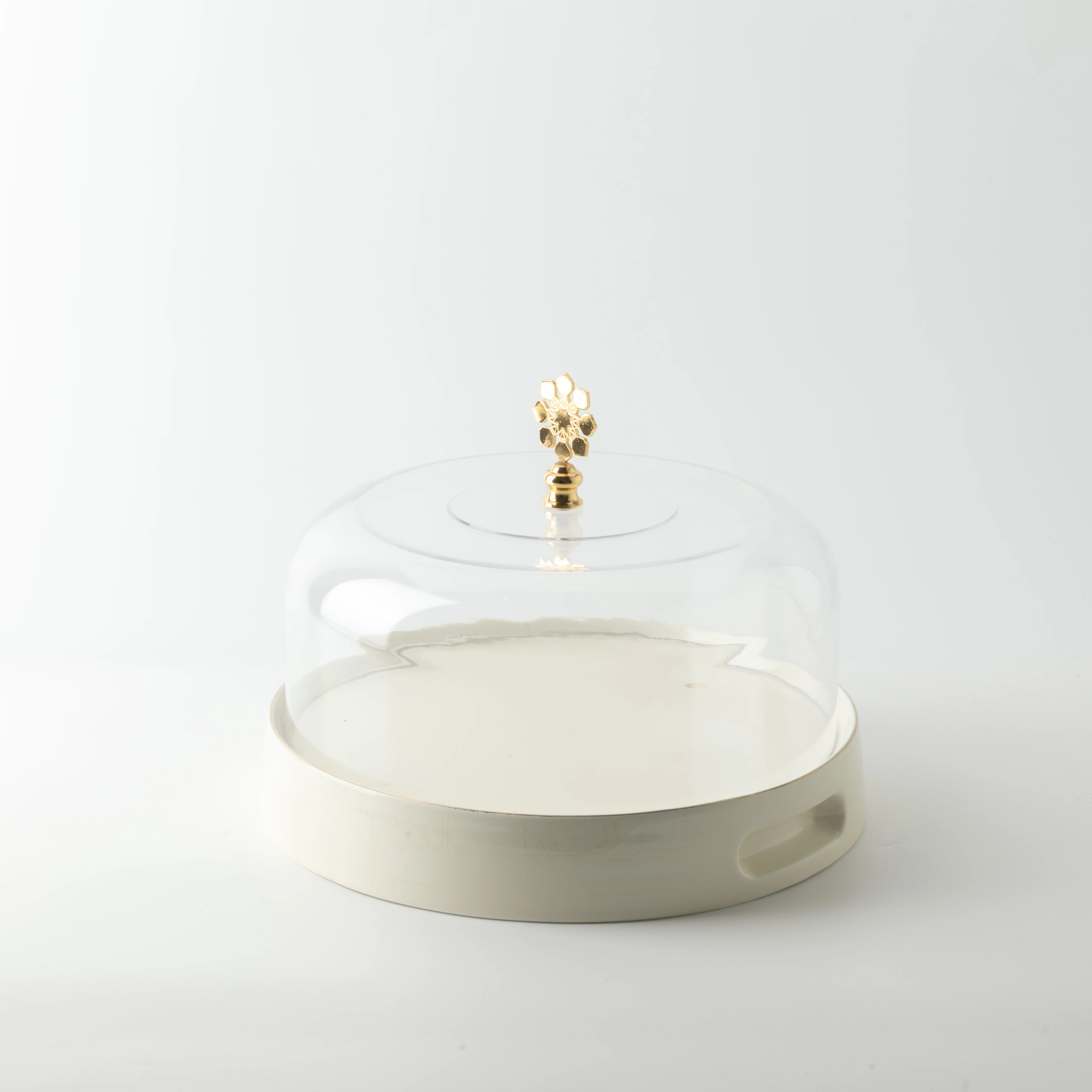 Mirral - Cake Set (9-Pc) - White & Gold - Image 12