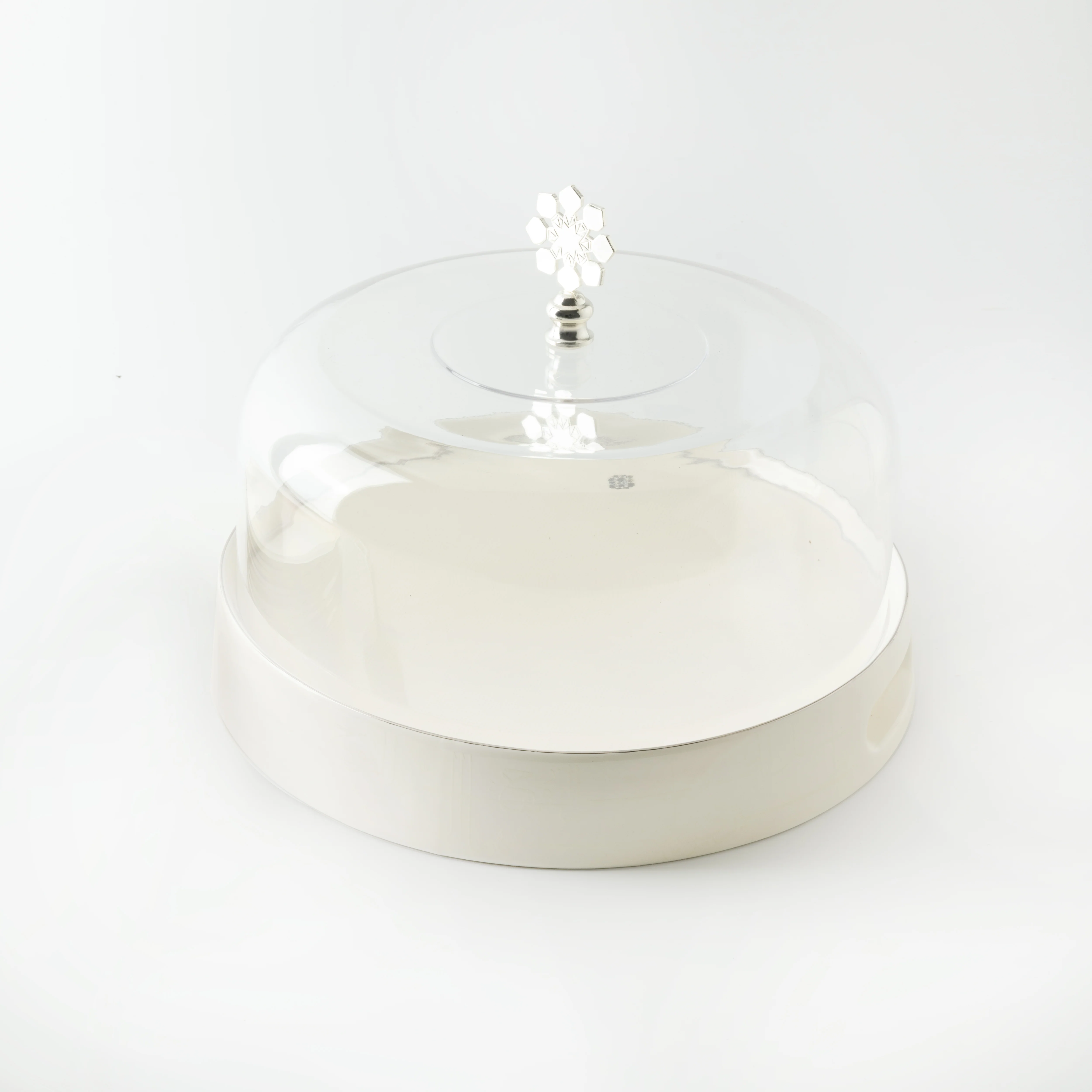 Mirral - Cake Set (9-Pc) - White & Silver - Image 3