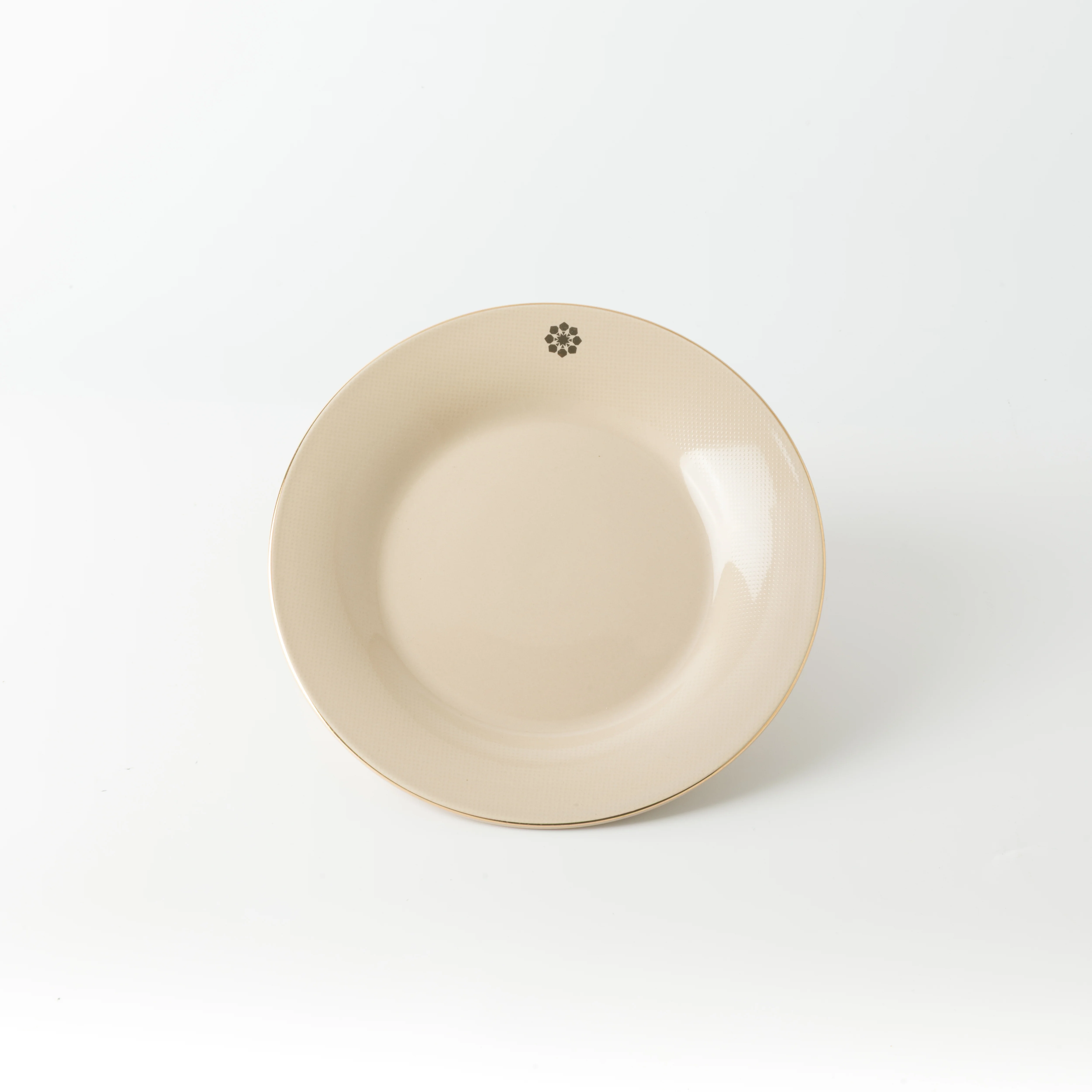 Mirral - Dinner Set (18-Pc) - Beige & Gold - Image 7