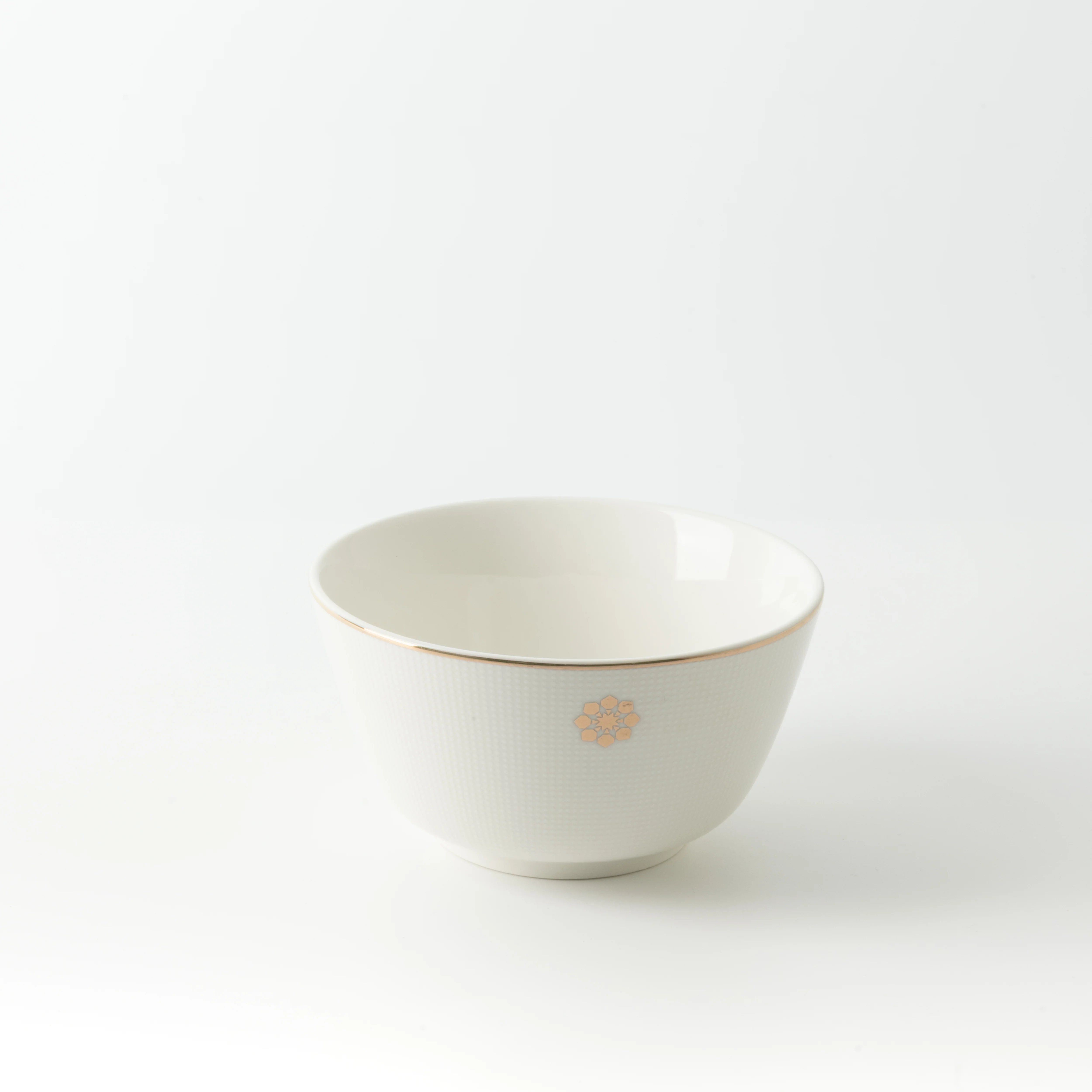 Mirral - Dinner Set (18-Pc) - White & Gold - Image 8