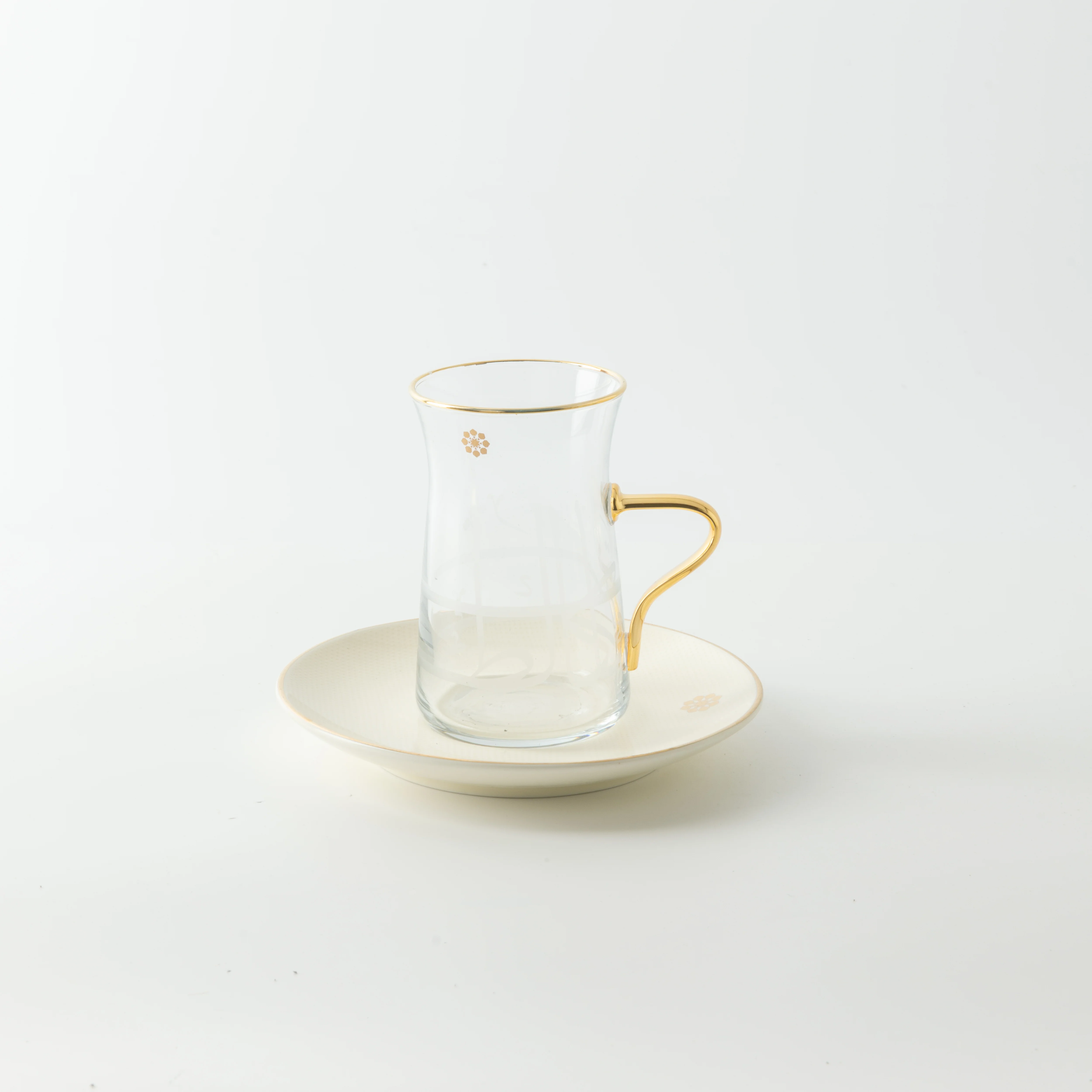 Mirral - Tea Set (19-Pc) - White & Gold - Image 3