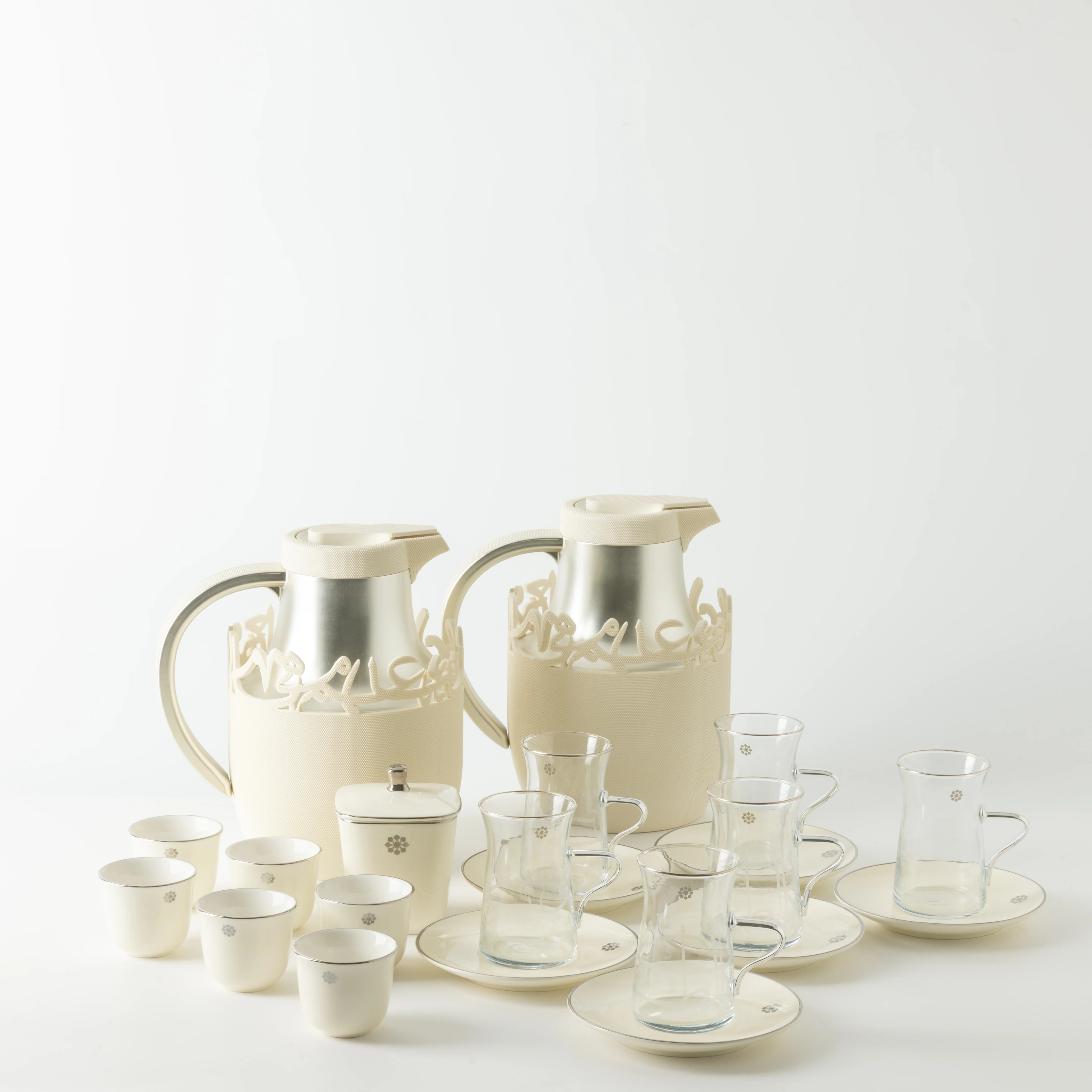 Mirral - Ultimate Brew Deluxe Set (21-Pc)- White & Silver - Image 3