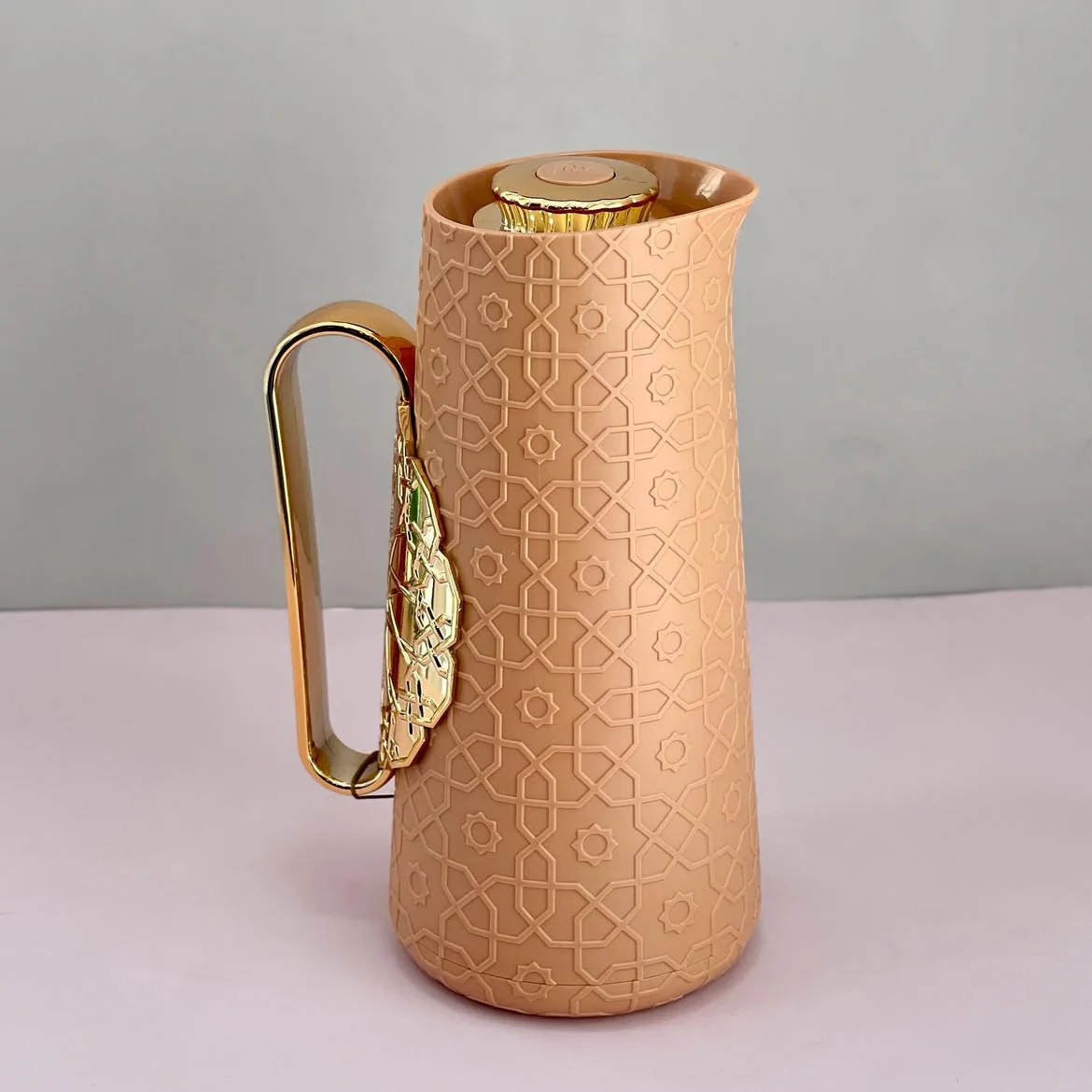 Rosette - Thermos/Vacuum Flask - Orange & Gold - Image 3